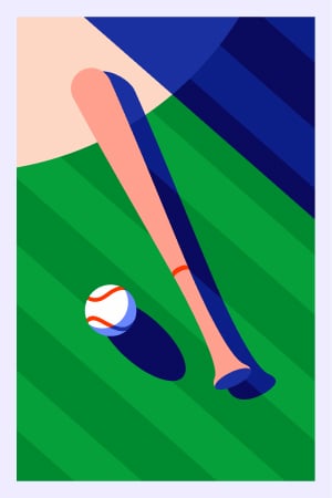 Platziere eine Einzelwette auf Baseball