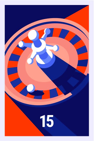 Make 15 Live Casino bets