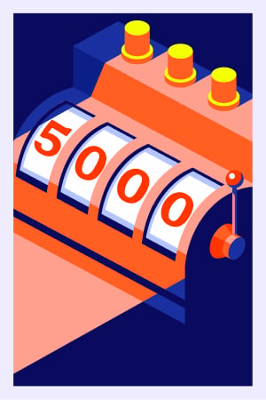 Make 5000 spins
